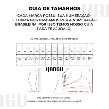 TÊNIS MEIA KANGU Go Walk PRETO/BRANCO