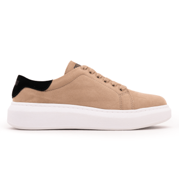 TENIS KANGU SNEAKER RESORT SUED PREMIUM AREIA SOLA BRANCA