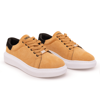 TENIS KANGU SNEAKER RESORT SUEDE PREMIUM PALHA SOLA BRANCA