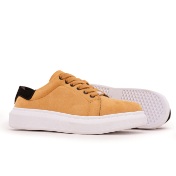 TENIS KANGU SNEAKER RESORT SUEDE PREMIUM PALHA SOLA BRANCA